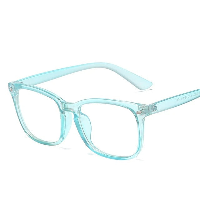 Fashion Square Blue Light Blocking Glasses for Men & Women – Full Frame Computer Eyewear