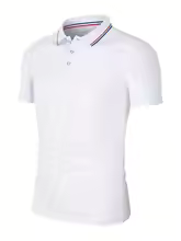 Solid Color Polo Shirt