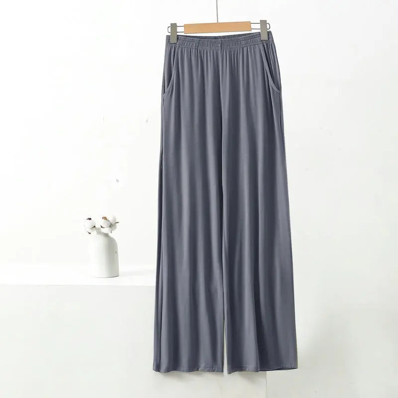 Women's Plus Size Wide Leg Pants – High Waist Casual Loose Trousers