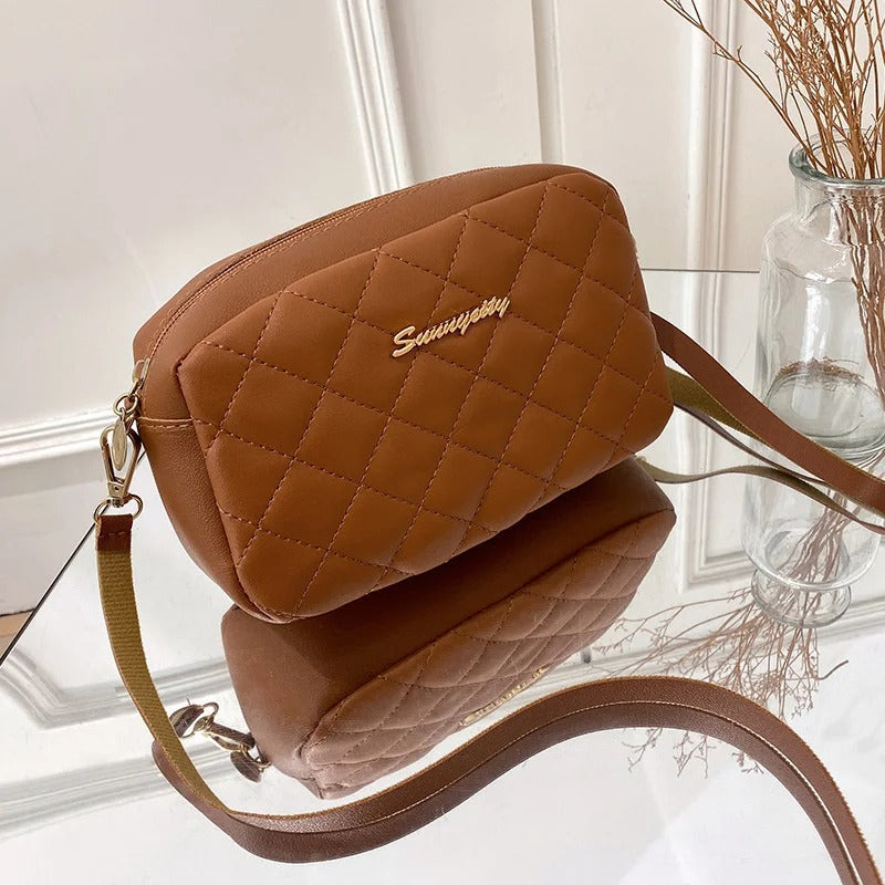 Quilted Crossbody Shoulder Bag