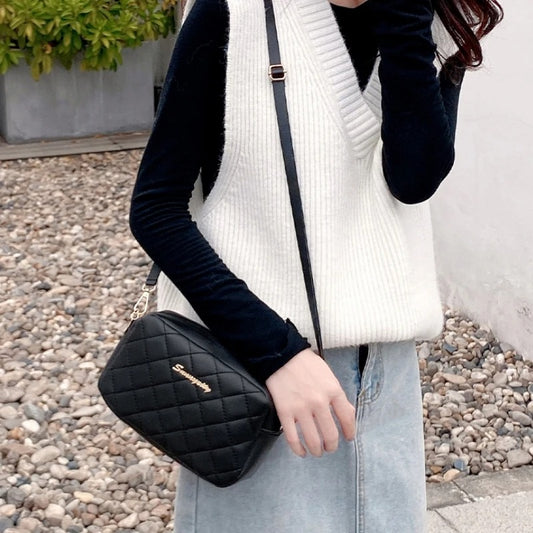Quilted Crossbody Shoulder Bag