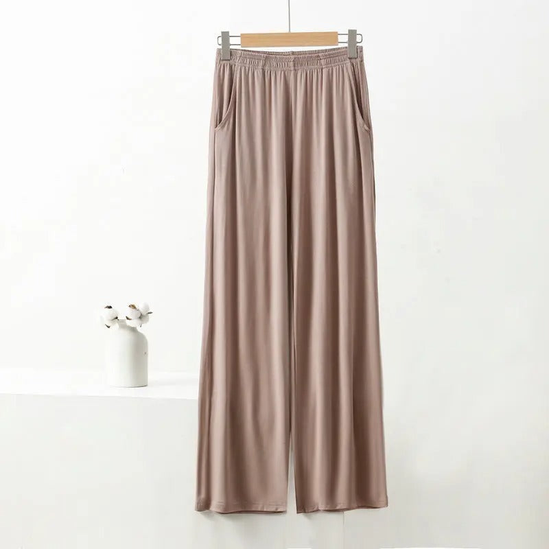 Women's Plus Size Wide Leg Pants – High Waist Casual Loose Trousers