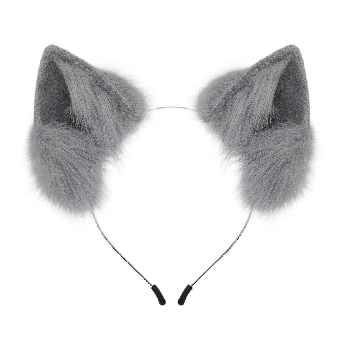 Plush Cat Ears Headband – Cute Furry Animal Ears Hair Hoop for Kids & Adults