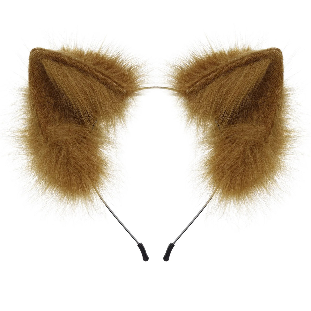 Plush Cat Ears Headband – Cute Furry Animal Ears Hair Hoop for Kids & Adults