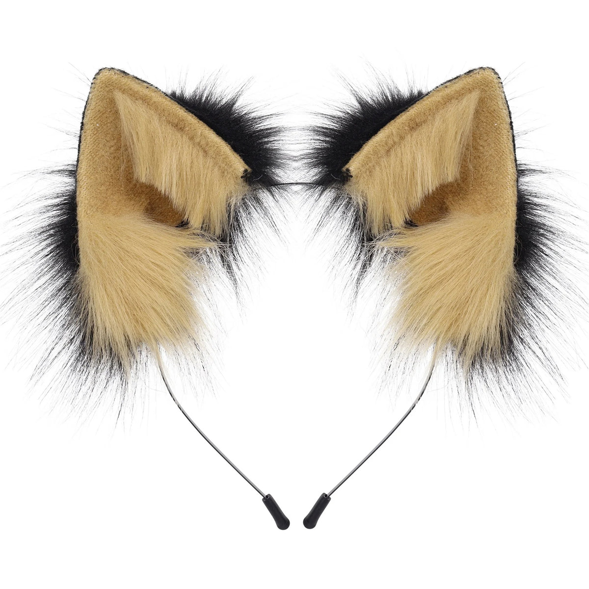 Plush Cat Ears Headband – Cute Furry Animal Ears Hair Hoop for Kids & Adults