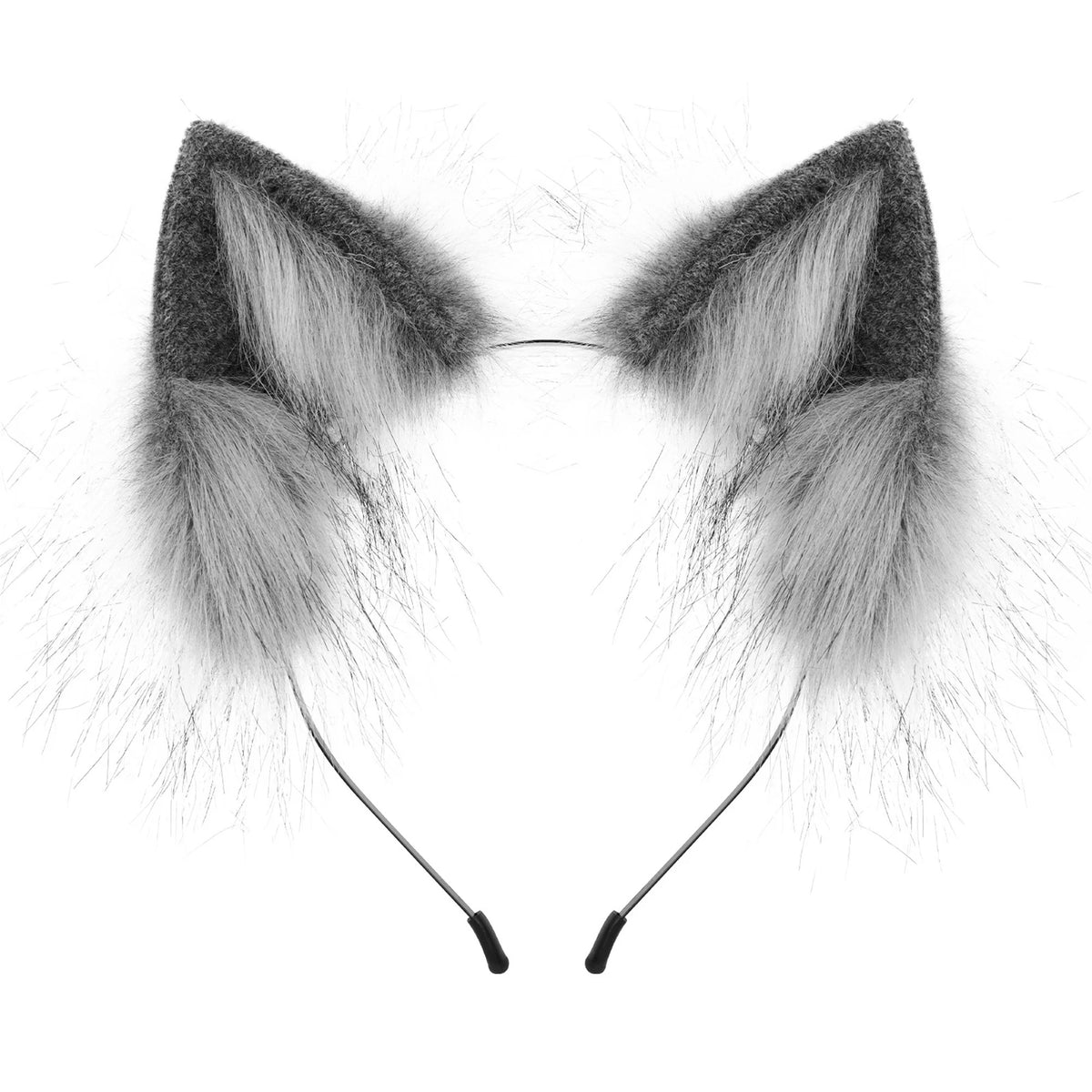 Plush Cat Ears Headband – Cute Furry Animal Ears Hair Hoop for Kids & Adults