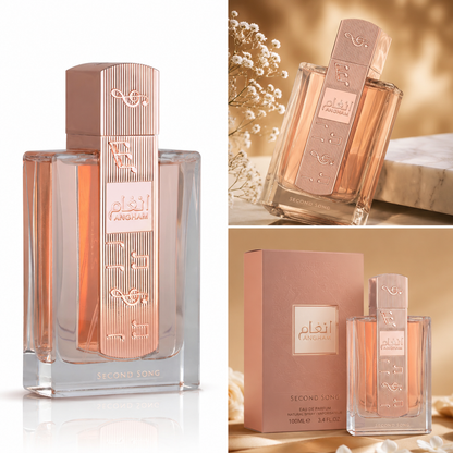 Lattafa Angham Second Song Eau De Parfum 100ml | Long Lasting Floral & Amber Fragrance