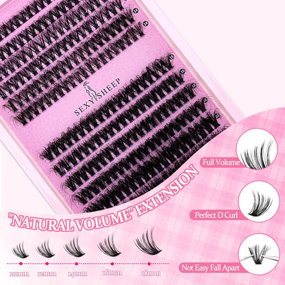 DIY Cluster Lashes