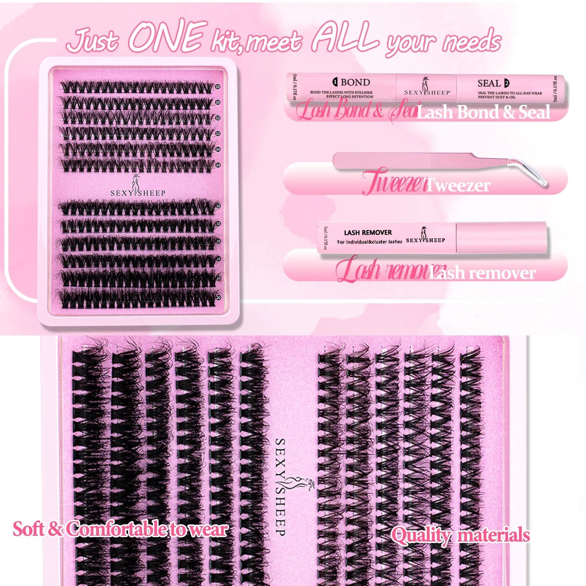 DIY Cluster Lashes