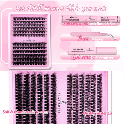 DIY Cluster Lashes