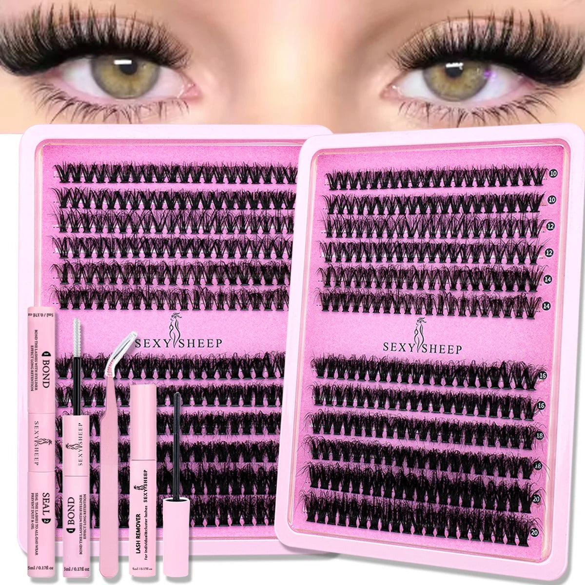 DIY Cluster Lashes