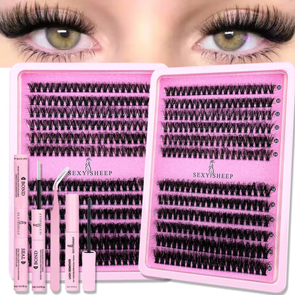 DIY Cluster Lashes