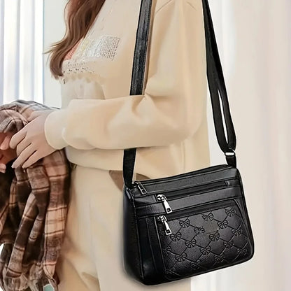 Leather Crossbody Shoulder Bag