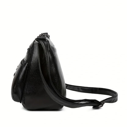 Leather Crossbody Shoulder Bag