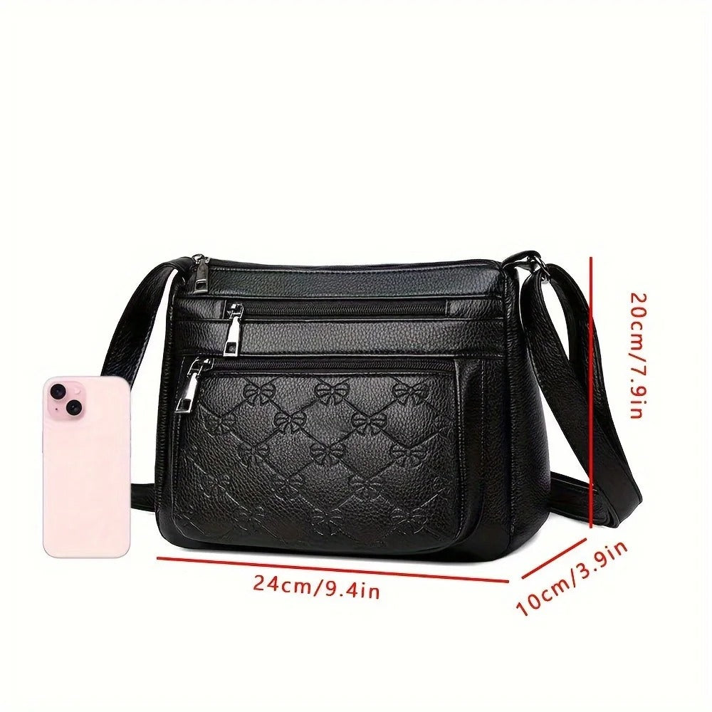 Leather Crossbody Shoulder Bag
