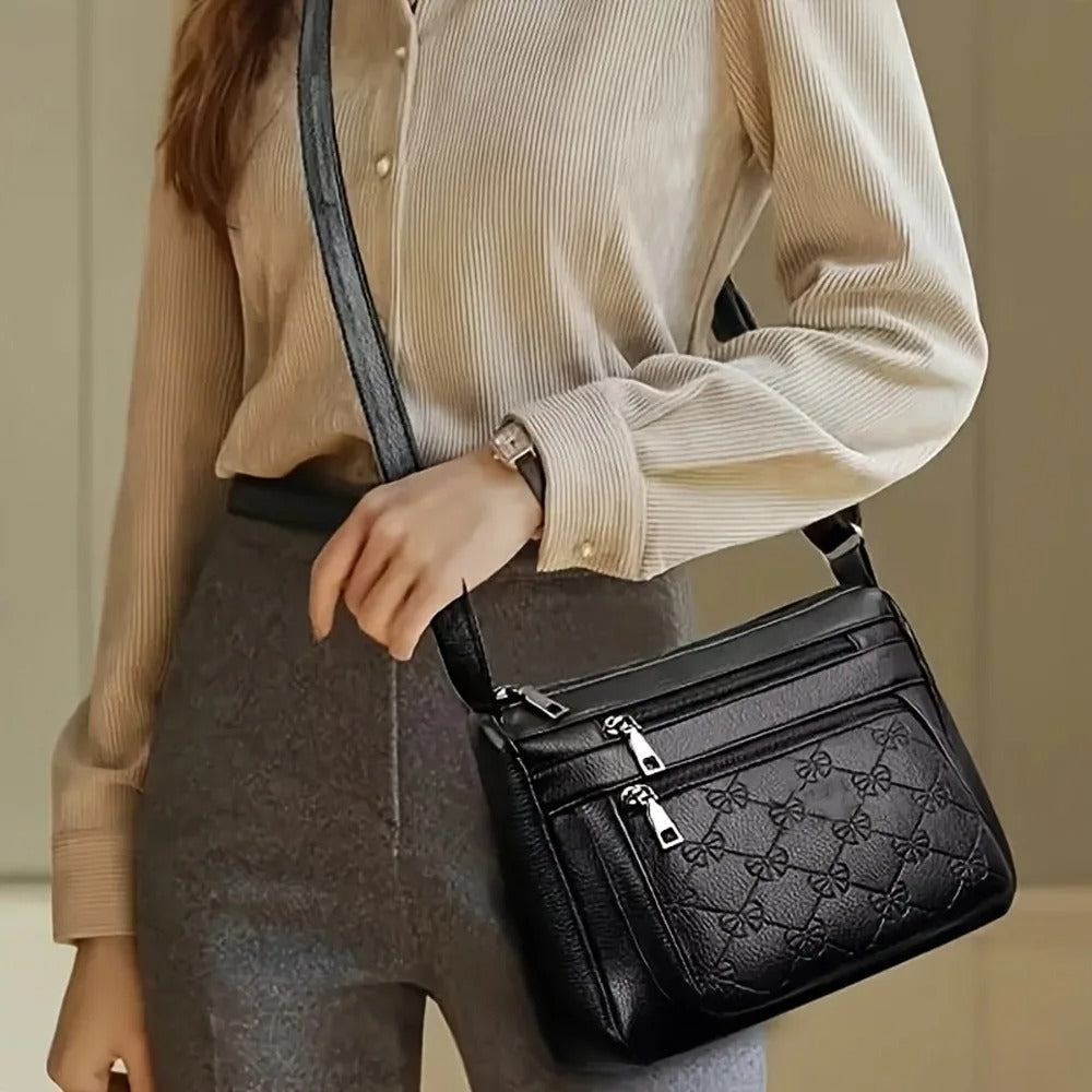 Leather Crossbody Shoulder Bag