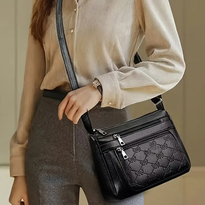 Leather Crossbody Shoulder Bag