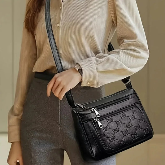 Leather Crossbody Shoulder Bag
