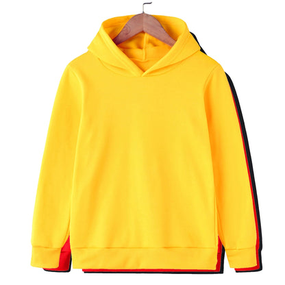 Kids Solid Color Pullover Hoodie – Casual Sweatshirt for Boys & Girls