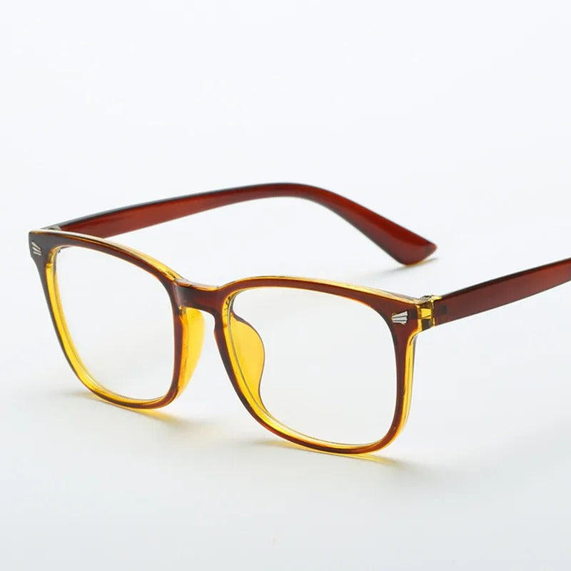 Fashion Square Blue Light Blocking Glasses for Men & Women – Full Frame Computer Eyewear