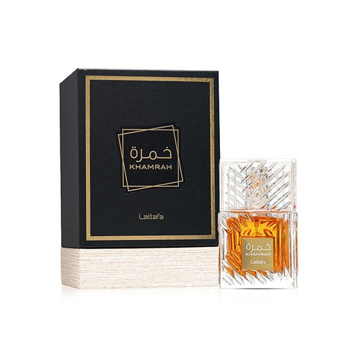 Lattafa Khamrah Eau de Parfum 100ml | Unisex Long-Lasting Warm Spicy Fragrance