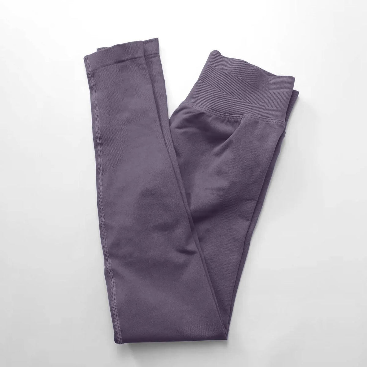 Women's Seamless Ribbed Yoga Leggings – High Waist Stretch Workout Pants
