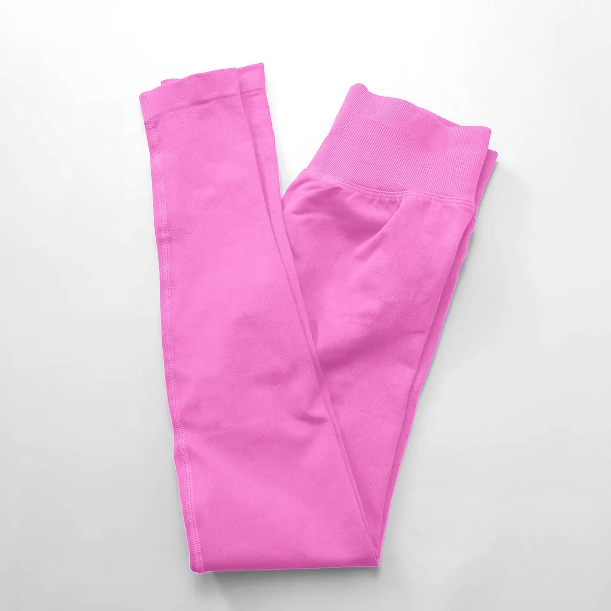 Women's Seamless Ribbed Yoga Leggings – High Waist Stretch Workout Pants