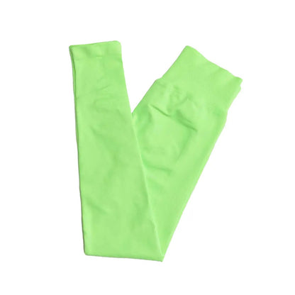 Women's Seamless Ribbed Yoga Leggings – High Waist Stretch Workout Pants
