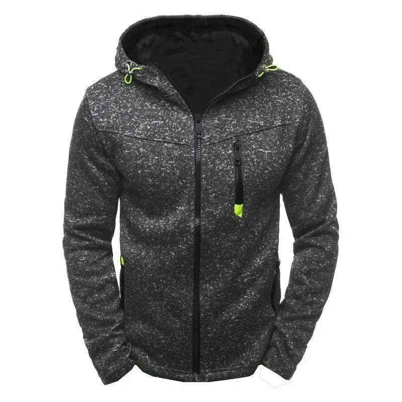 Fleece Hooded Zip-Up Jacket