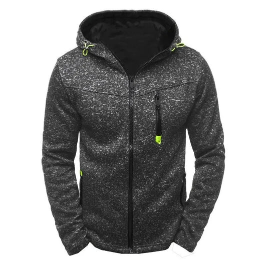 Fleece Hooded Zip-Up Jacket