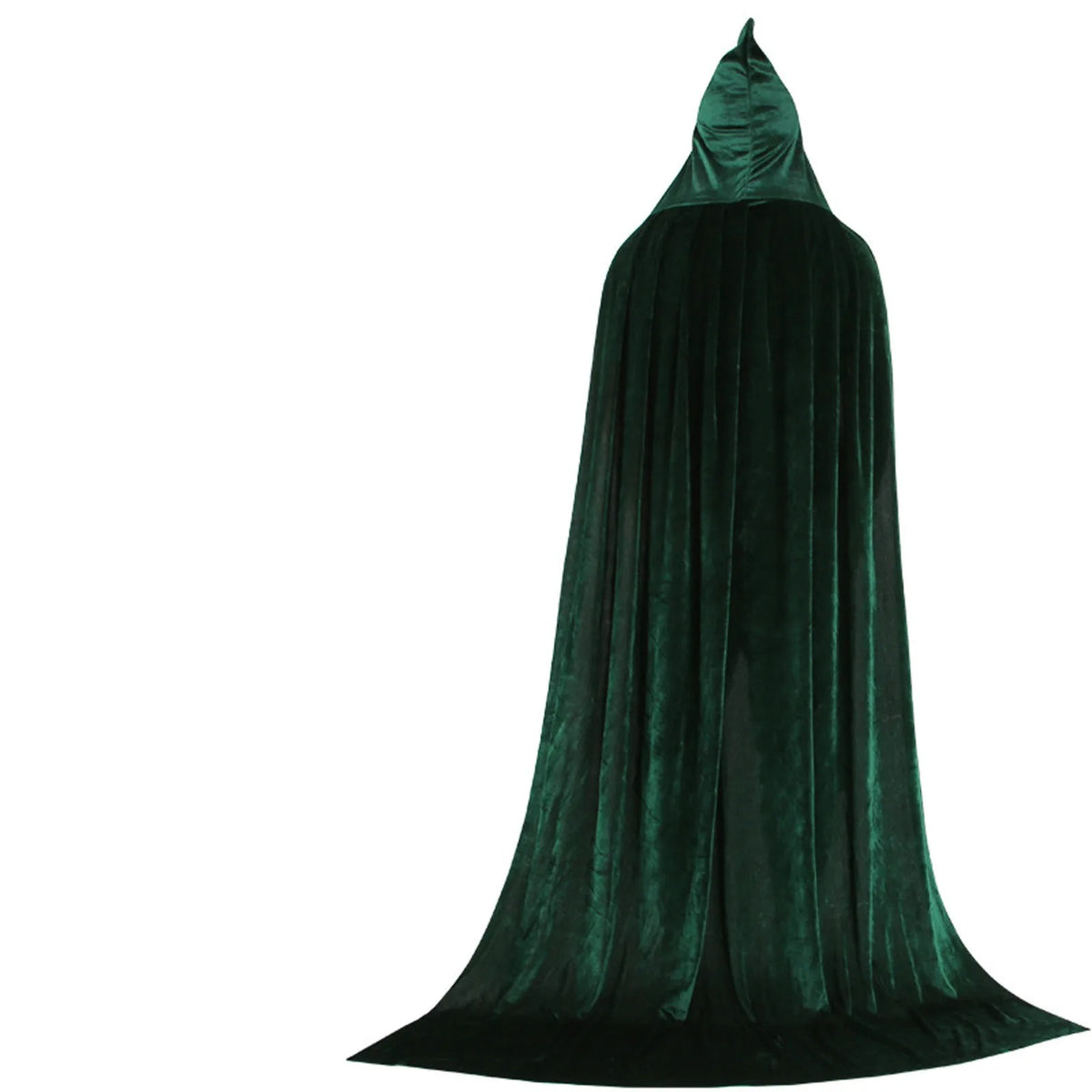 Hooded Velvet Halloween Cloak – Gothic Witch & Vampire Costume Cape