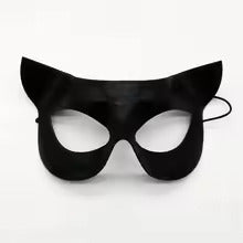 Black Lace Cat Mask – Elegant Feline Masquerade Eye Mask for Cosplay & Parties