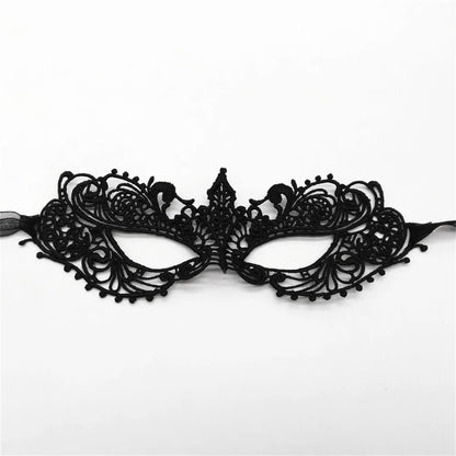 Elegant Lace Masquerade Mask – Vintage Venetian Eye Mask for Halloween & Costume Parties