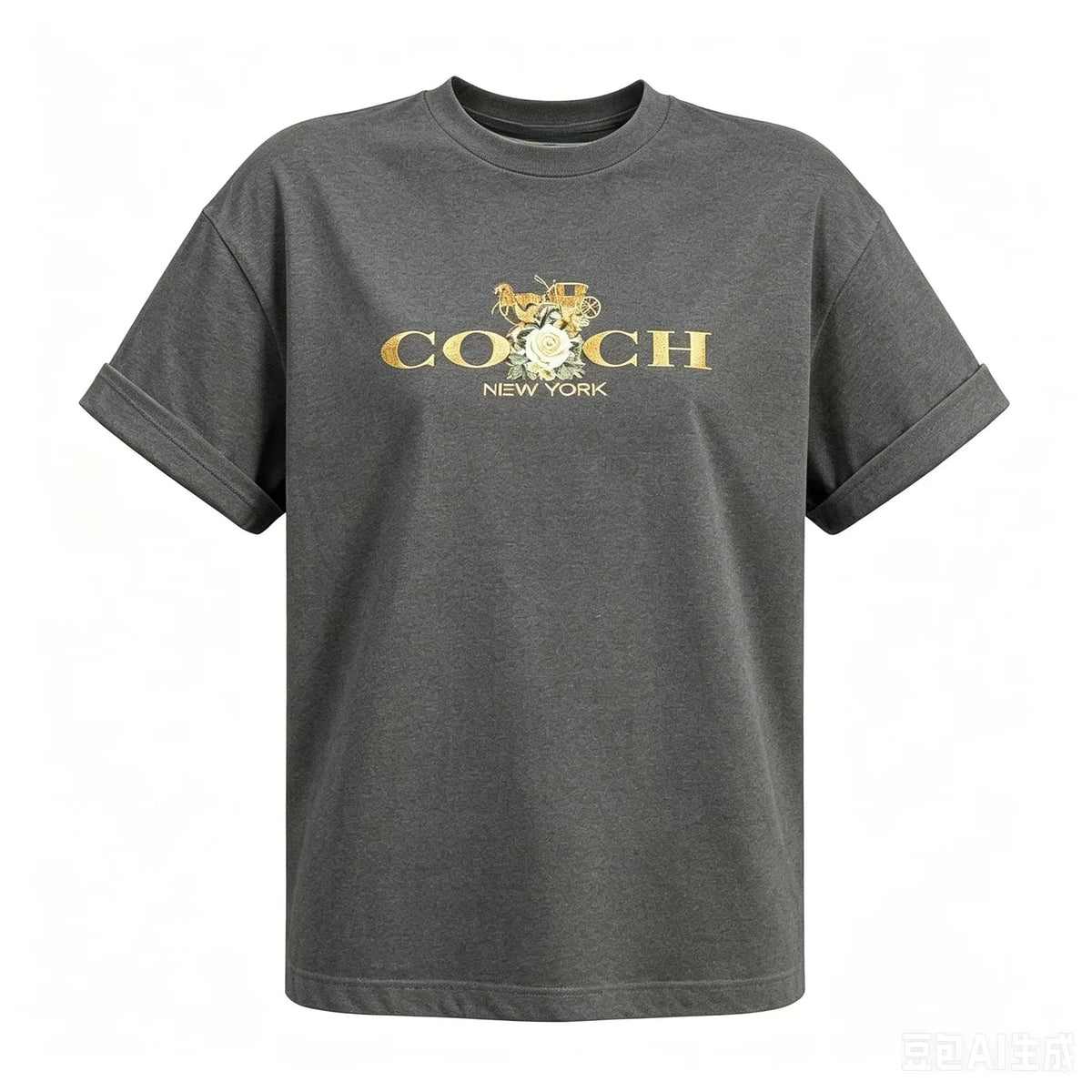 Men's & Women's Casual Printed O-Neck Short Sleeve T-Shirt