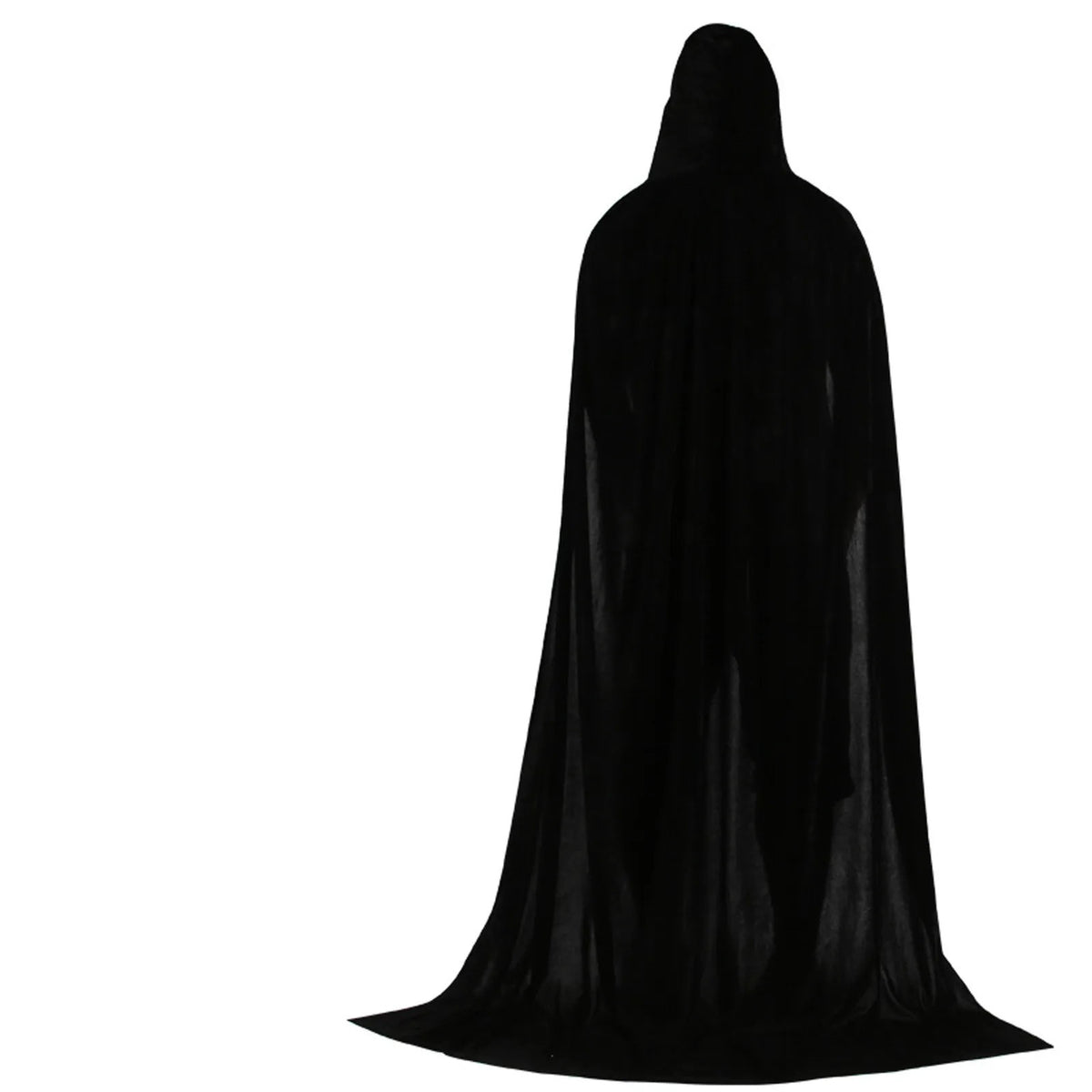 Hooded Velvet Halloween Cloak – Gothic Witch & Vampire Costume Cape