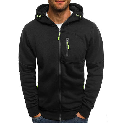 Fleece Hooded Zip-Up Jacket