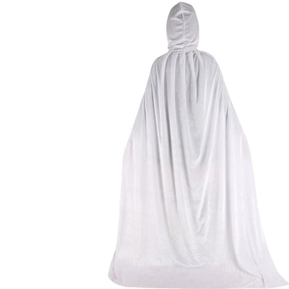Hooded Velvet Halloween Cloak – Gothic Witch & Vampire Costume Cape