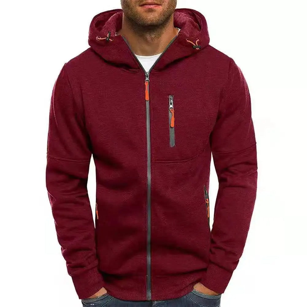Fleece Hooded Zip-Up Jacket