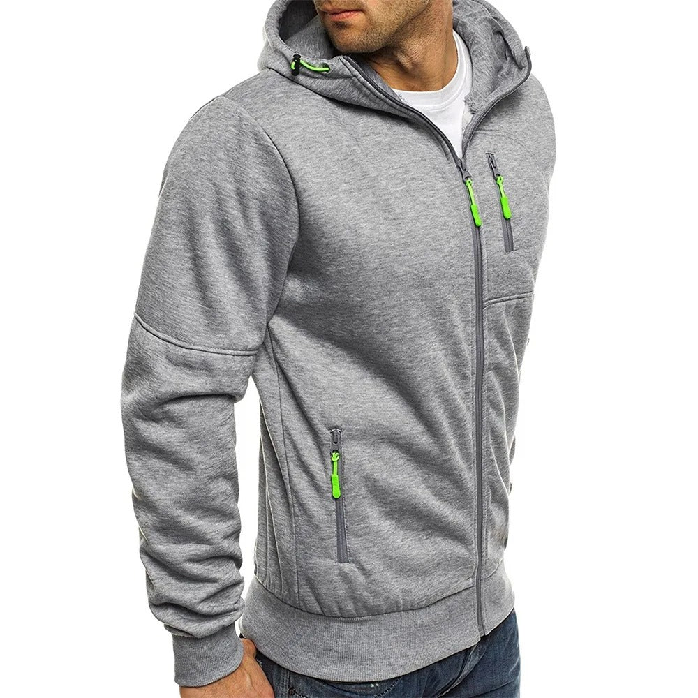 Fleece Hooded Zip-Up Jacket