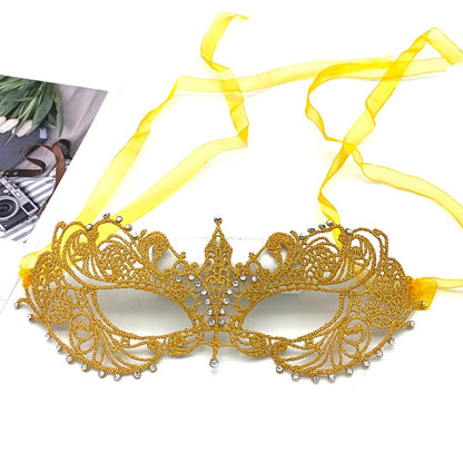 Elegant Lace Masquerade Mask – Vintage Venetian Eye Mask for Halloween & Costume Parties