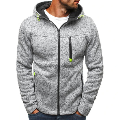 Fleece Hooded Zip-Up Jacket