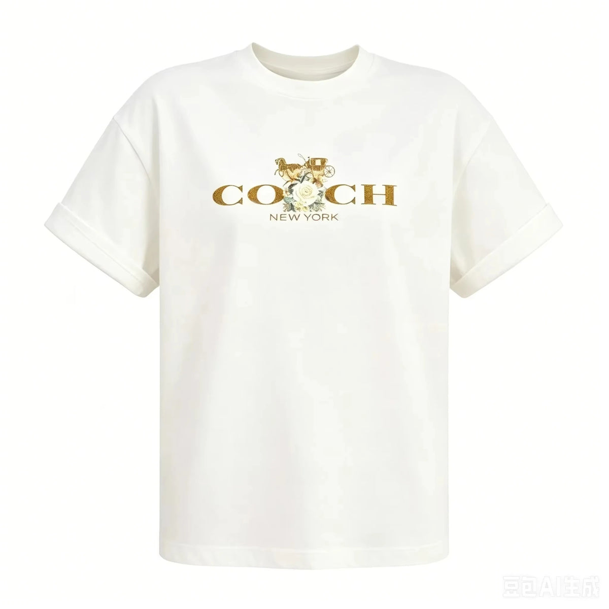 Men's & Women's Casual Printed O-Neck Short Sleeve T-Shirt