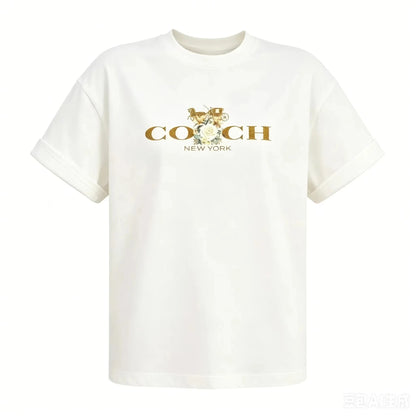 Men's & Women's Casual Printed O-Neck Short Sleeve T-Shirt