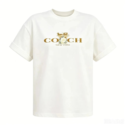 Men's & Women's Casual Printed O-Neck Short Sleeve T-Shirt