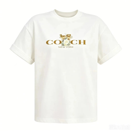 Men's & Women's Casual Printed O-Neck Short Sleeve T-Shirt