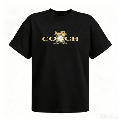 Men's & Women's Casual Printed O-Neck Short Sleeve T-Shirt