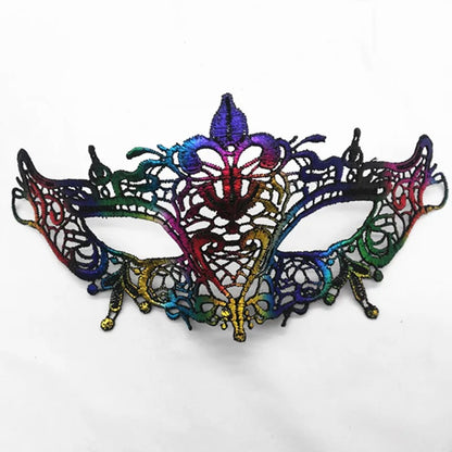 Elegant Lace Masquerade Mask – Vintage Venetian Eye Mask for Halloween & Costume Parties