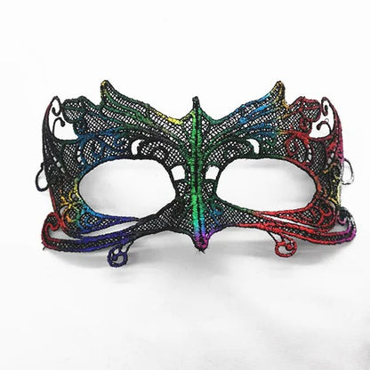Elegant Lace Masquerade Mask – Vintage Venetian Eye Mask for Halloween & Costume Parties