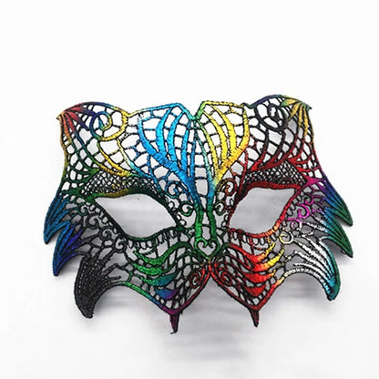 Elegant Lace Masquerade Mask – Vintage Venetian Eye Mask for Halloween & Costume Parties
