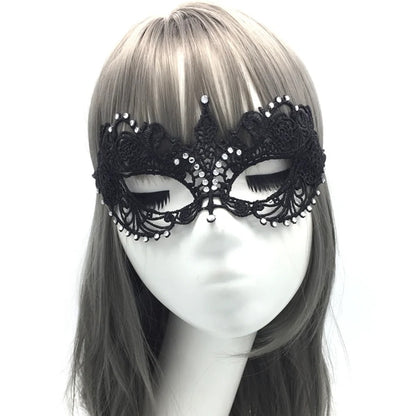 Elegant Lace Masquerade Mask – Vintage Venetian Eye Mask for Halloween & Costume Parties